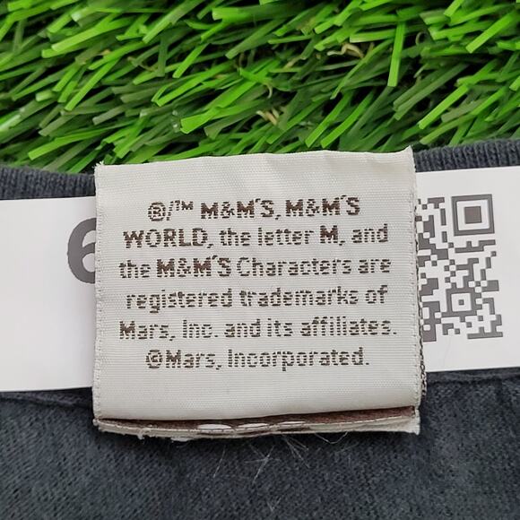 Vintage M&M Chocolate Lover Shirt 2XL 25x27 Black - Picture 7 of 13